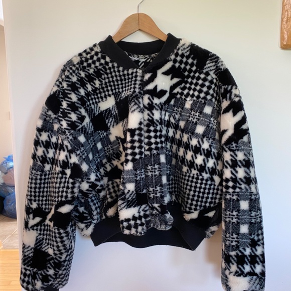 Vintage faux-fur Bomber - Picture 2 of 5